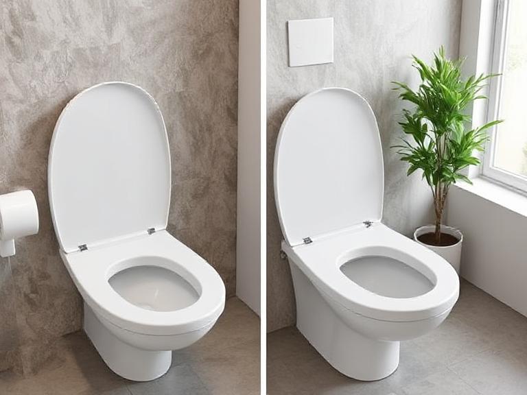 Align the New Toilet Seat